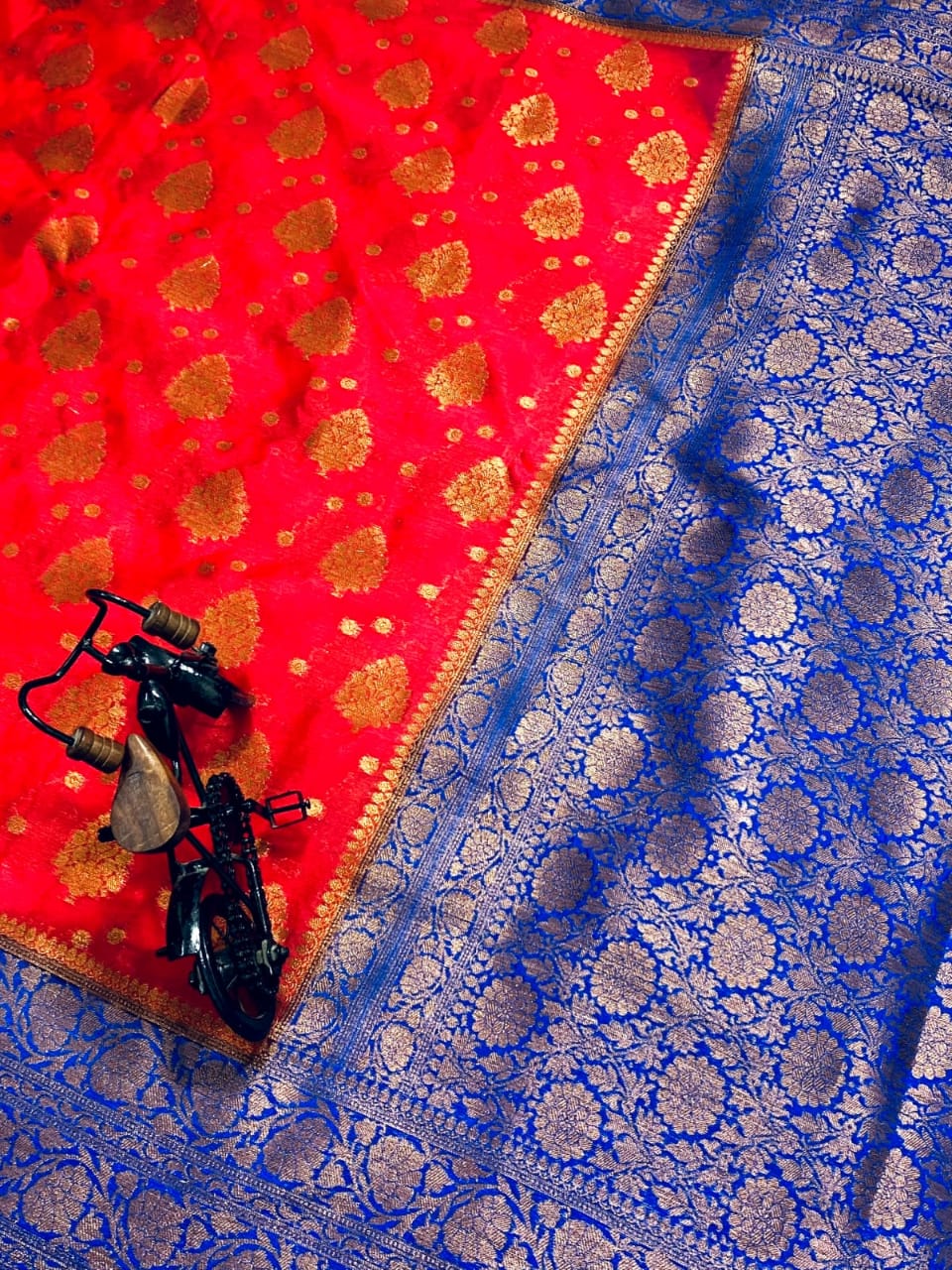 Banarasi Semi Georgette Traditional Bridal Saree