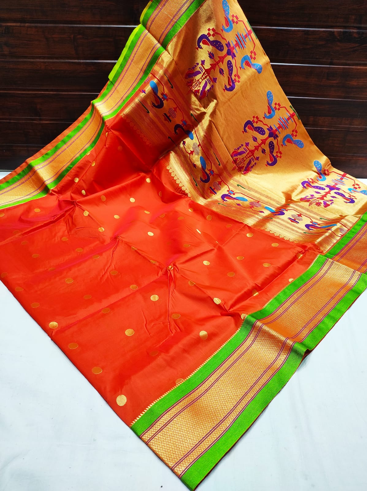 Kadiyal Dollar Paithani Saree