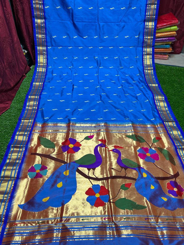 Pure Silk Handmade Paithani