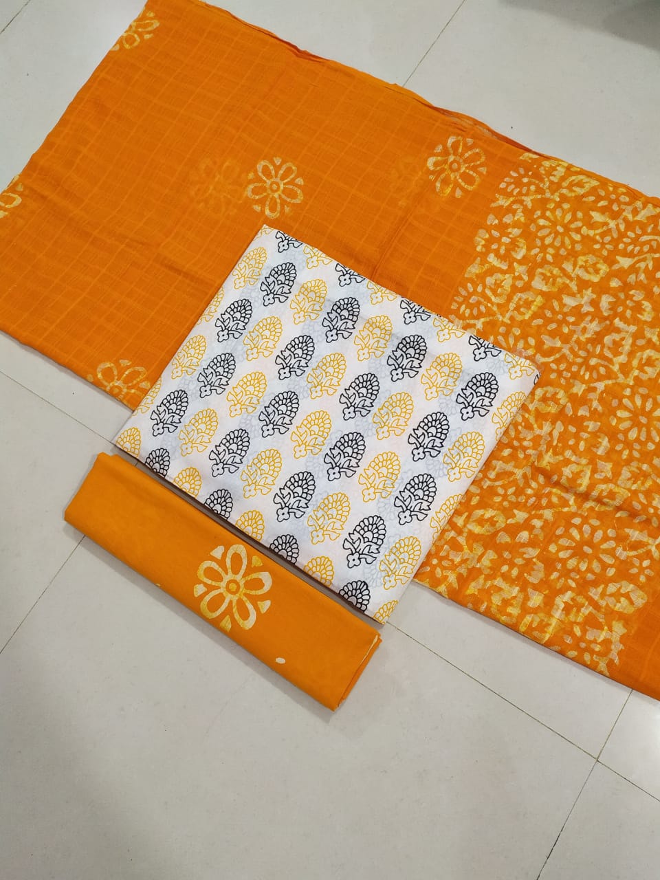 Cotton  Dress Material