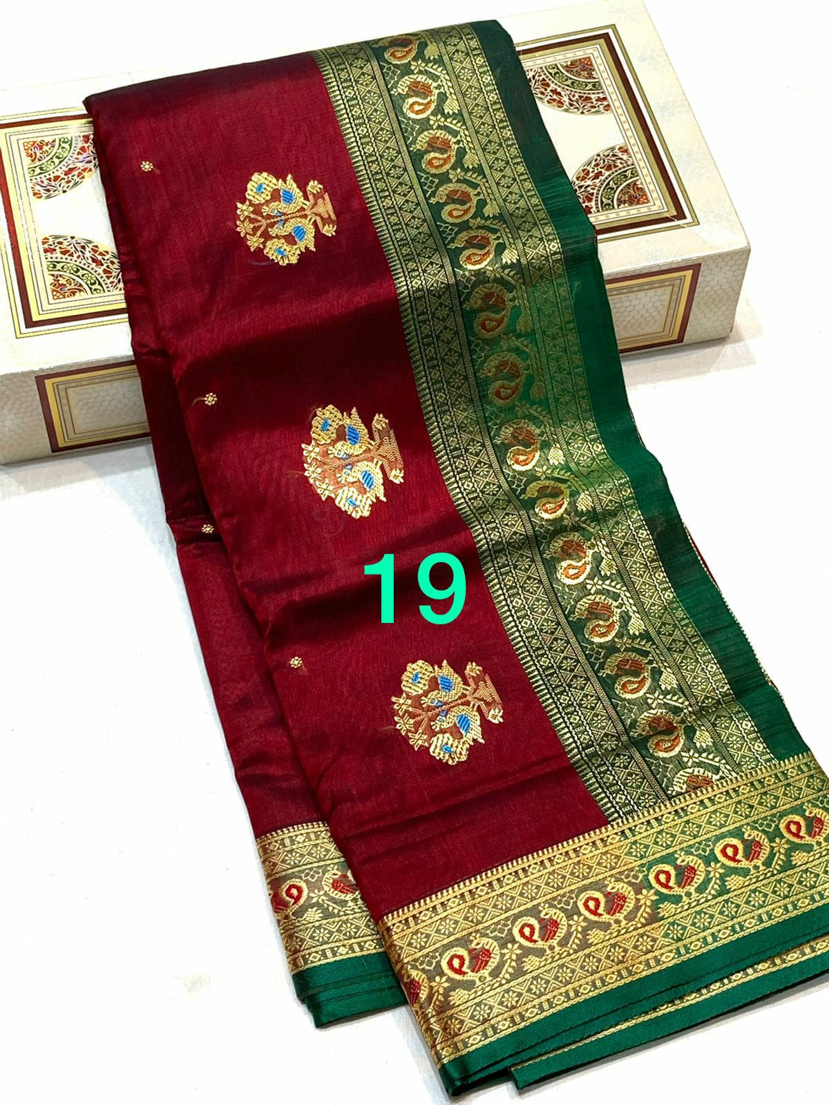 Pure Silk Peshwai Saree