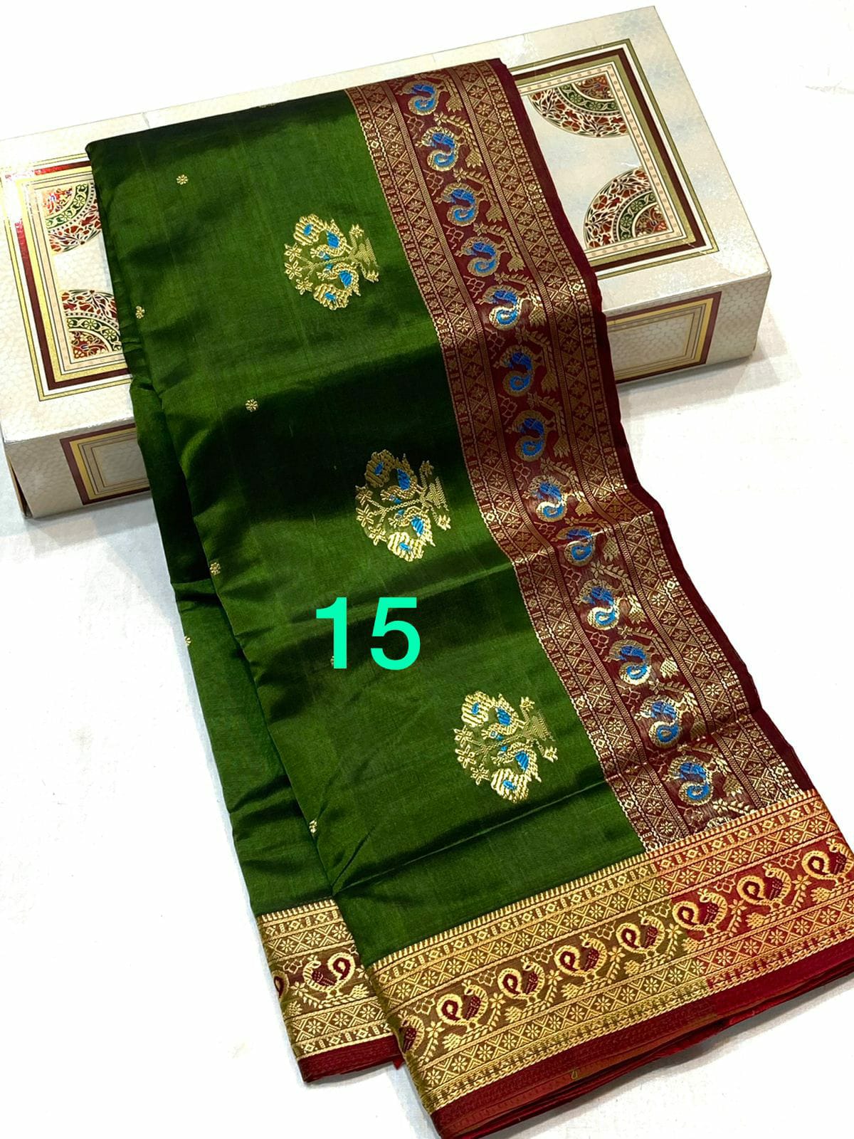 Pure Silk Peshwai Saree