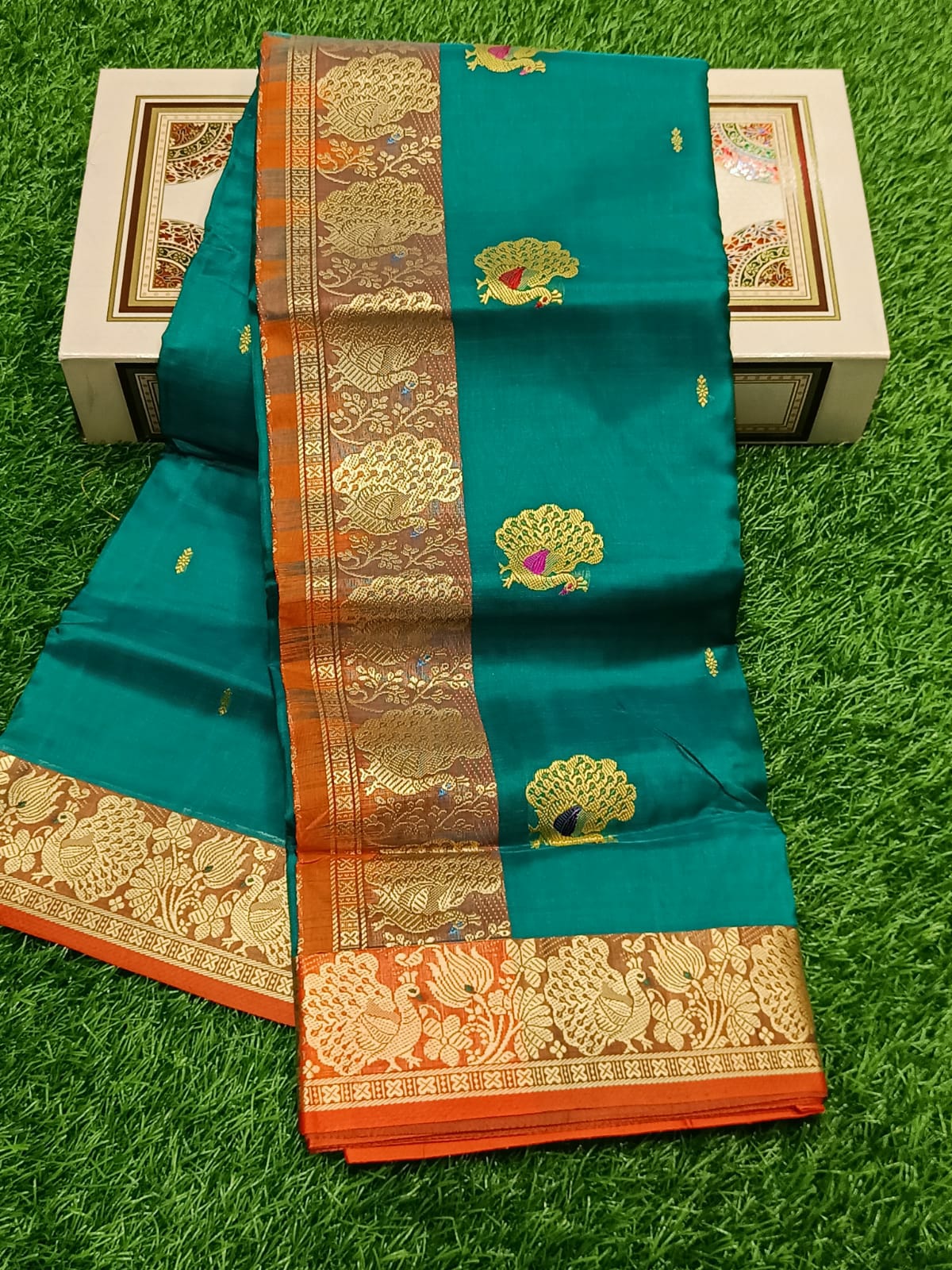 Pure Silk Peshwai Saree