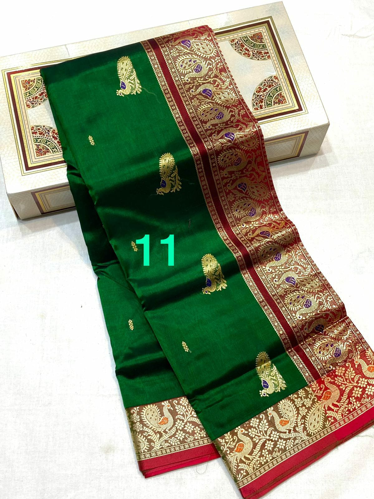 Pure Silk Peshwai Saree