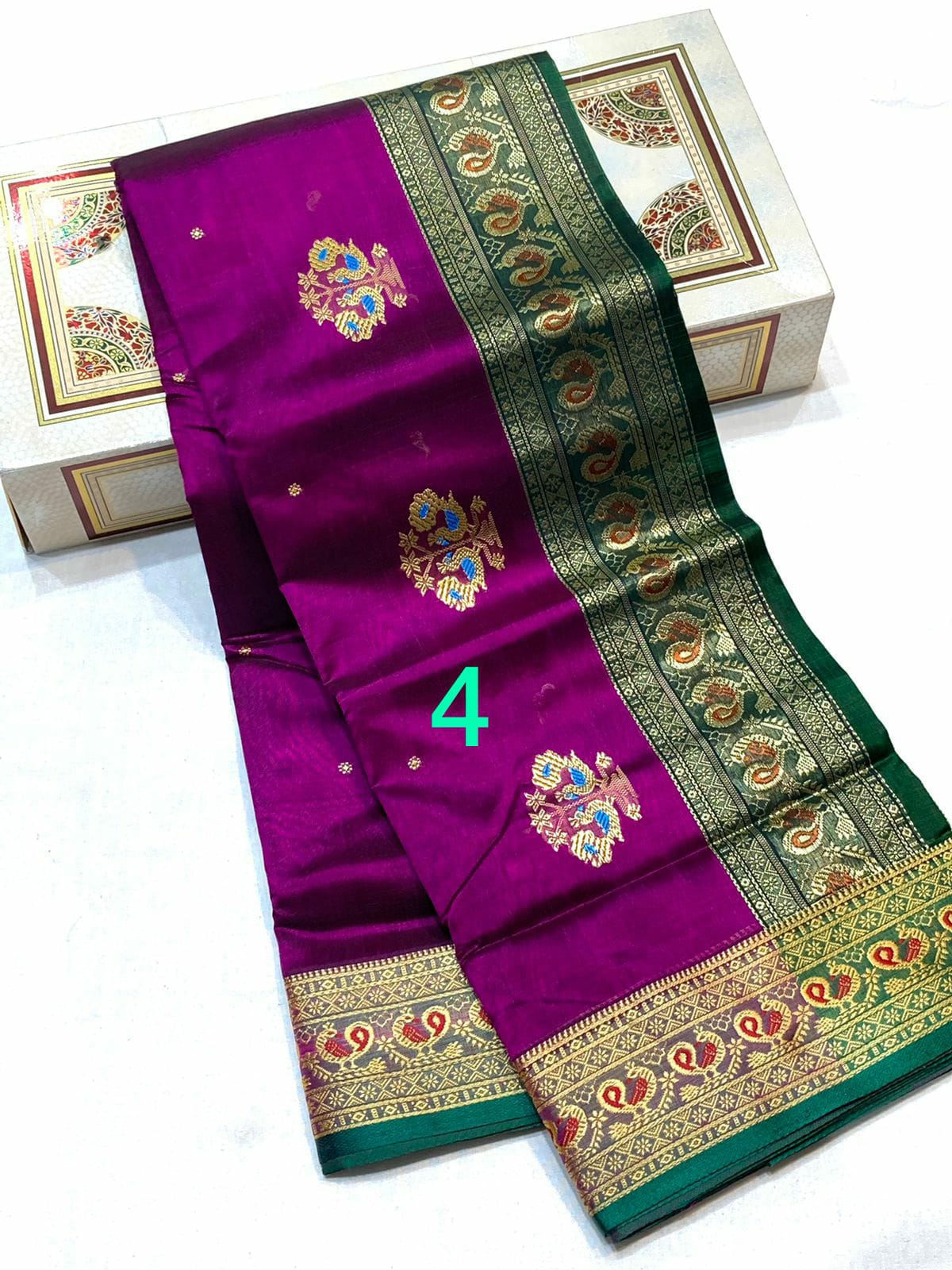 Pure Silk Peshwai Saree