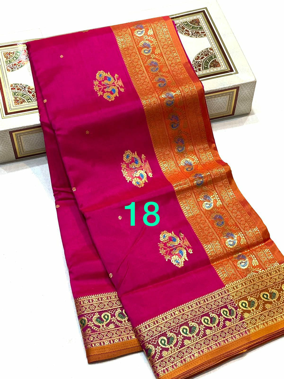 Pure Silk Peshwai Saree