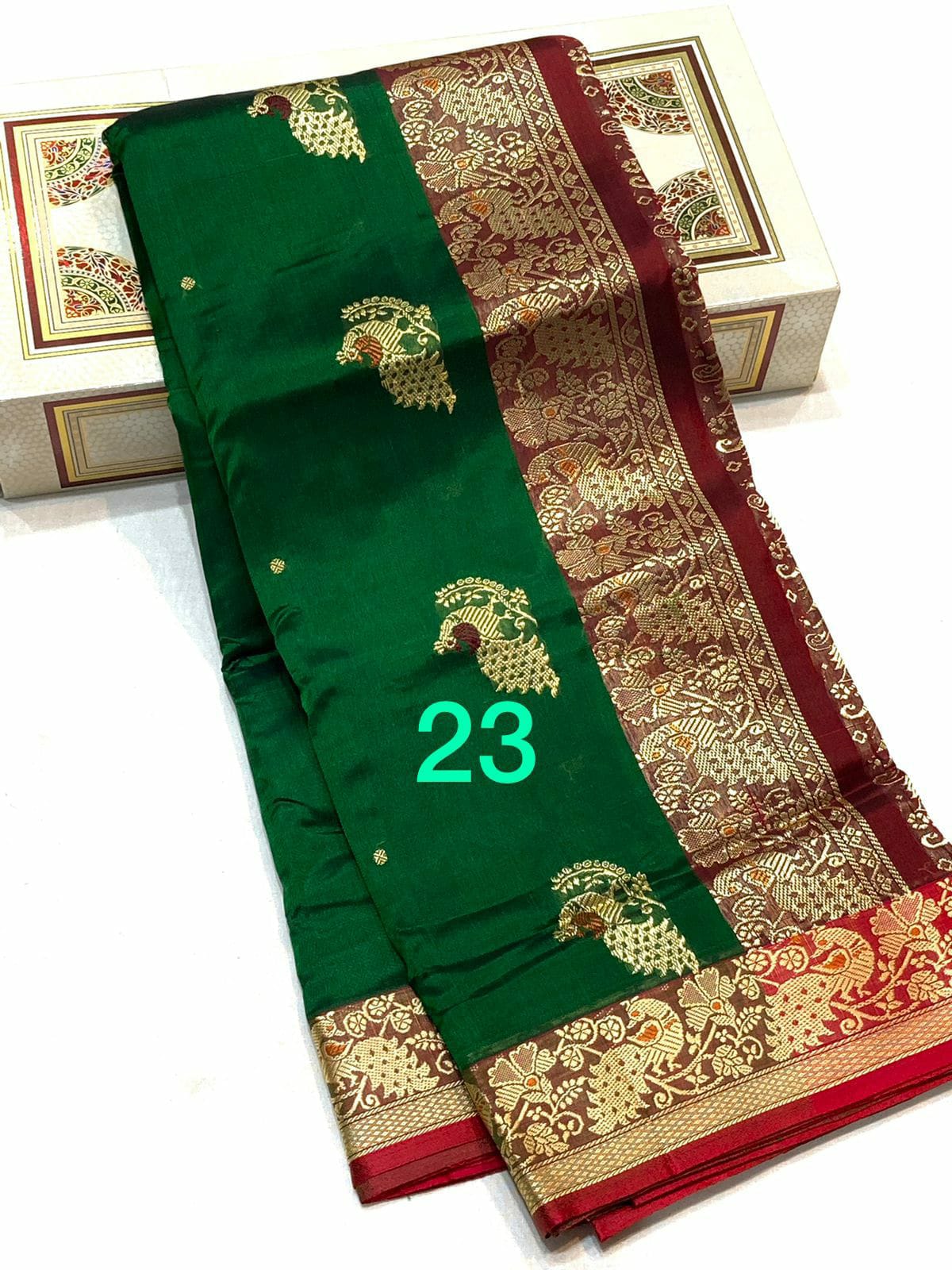 Pure Silk Peshwai Saree