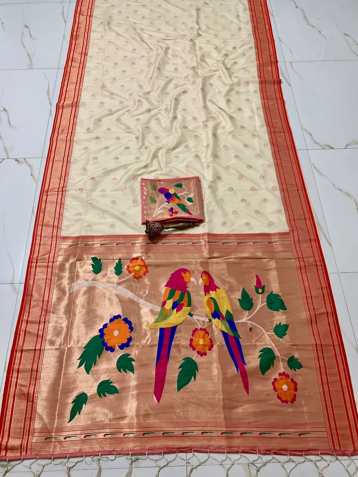 Pure Soft  Kanjivaram  Paithani Silk