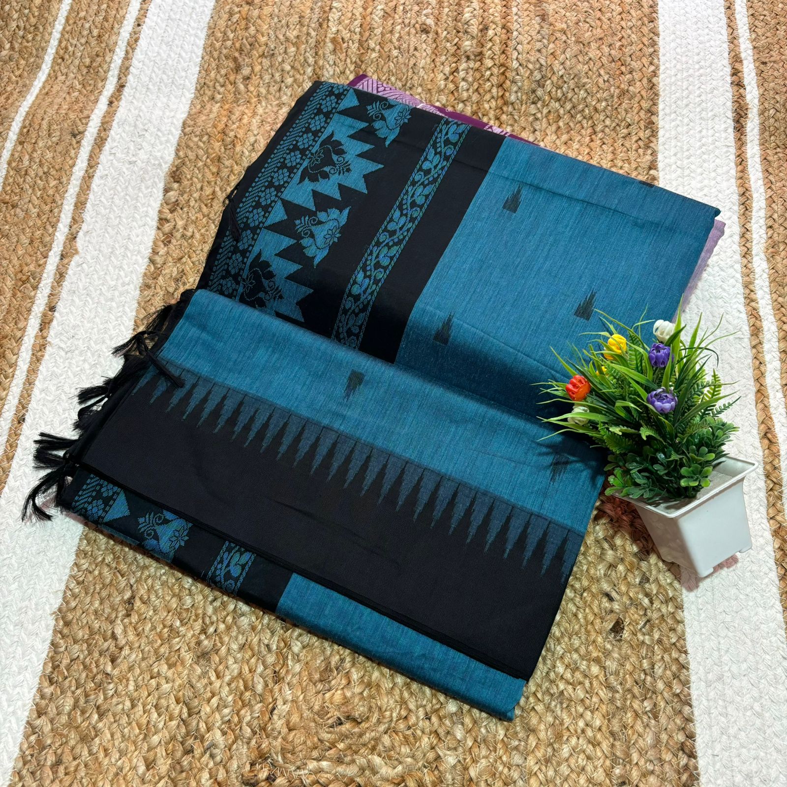 Kalyani Gopuram Border Saree